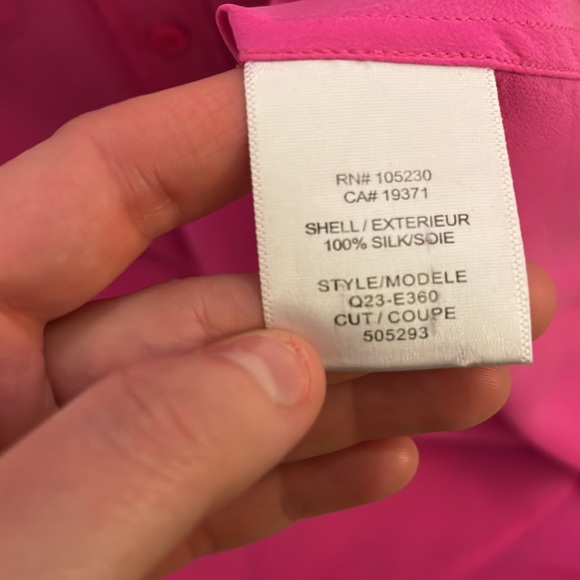 Equipment Signature sleeveless blouse Pink size small - Picture 4 of 5